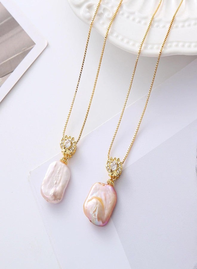 Decentraland Baroque pearl necklace Long Pendant Necklace Fashionable and minimalist necklace with irregular style Necklace - Image 5